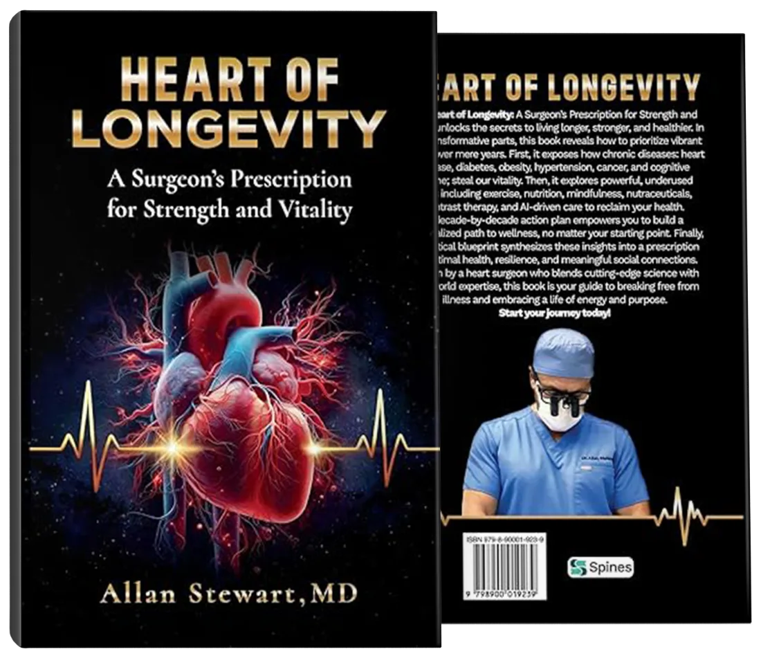 Heart of Longevity, front and back covers